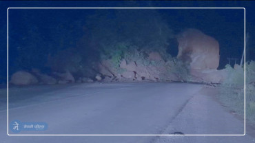 नुवाकोटमा पहिरोका कारण गल्छी–रसुवागढी सडक पूर्ण रूपमा अवरुद्ध